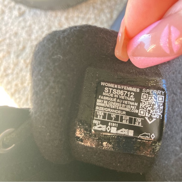 🆕🖤SPERRY BLACK WOMENS RAIN BOOTS - Picture 5 of 8